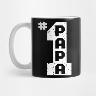 #1 Papa Number One Papa Dad Father Grandpa Father's Day Gift Mug